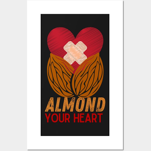 Almond Your Heart Wall Art by leBoosh-Designs